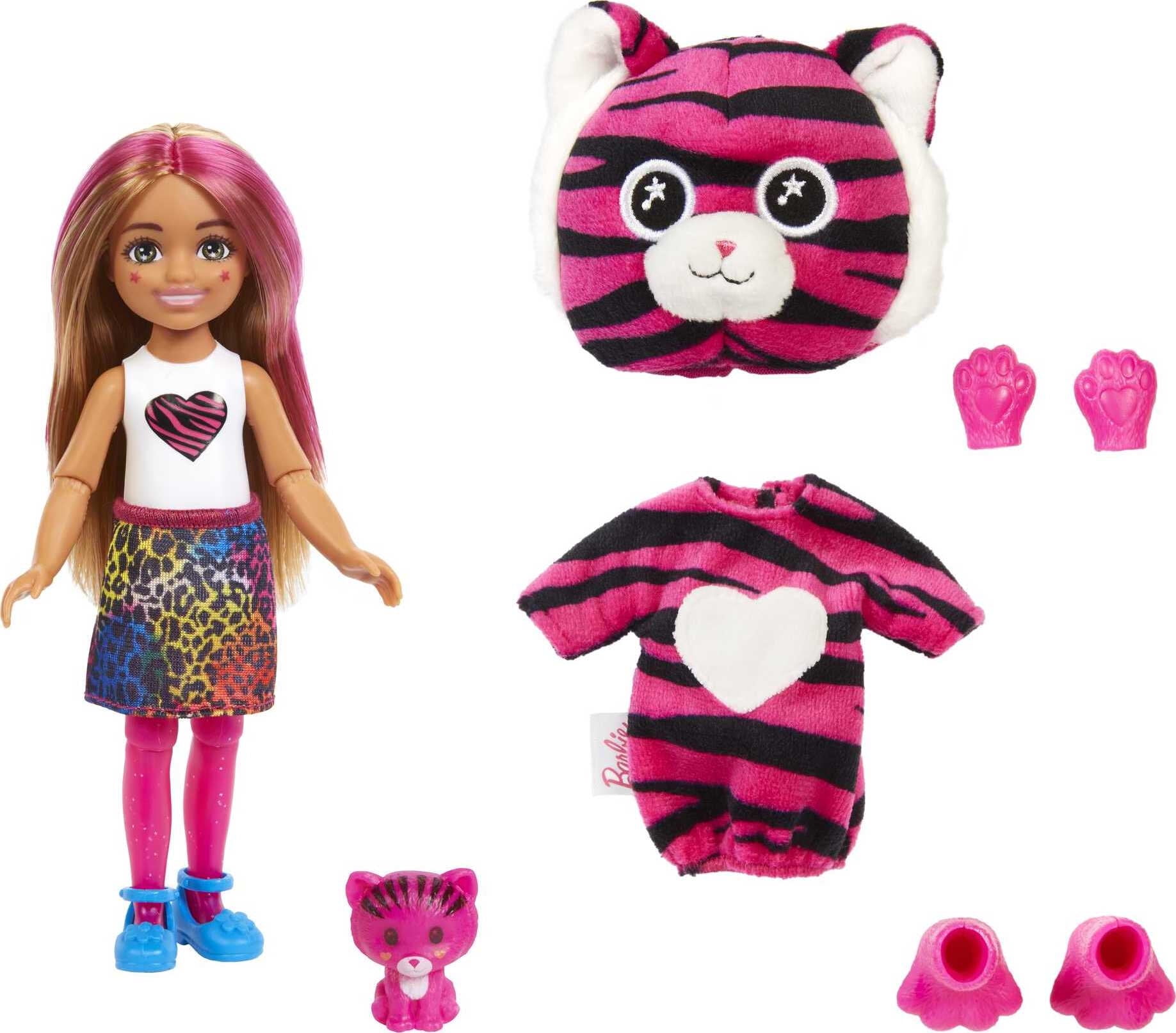 Buy wholesale Mattel - ref: HKP99 - Barbie - Jungle Series Cutie Reveal  Doll with plush tiger costume.