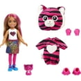 thumbnail image 5 of Barbie Cutie Reveal Chelsea Small Doll with Tiger Plush Costume, Mini Pet & Accessories, 5 of 7