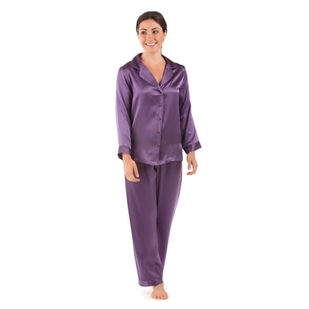TexereSilk - TexereSilk Women's Luxury Silk Pajama Set - Beautiful ...