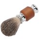 thumbnail image 2 of Brocha de afeitar para barba para hombre, mango de madera de goma, limpieza Facial, cepillo de recorte espumoso para peluquería, 2 of 8