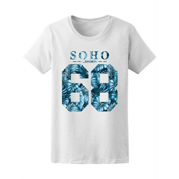 Tropical Vintage Soho London T-Shirt Women -Image by Shutterstock, Female Large