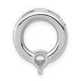 thumbnail image 5 of 14K White Gold Charm Pendant Slide 16 mm 14 Circle 4.4Mm Diamond Mtg, 5 of 5