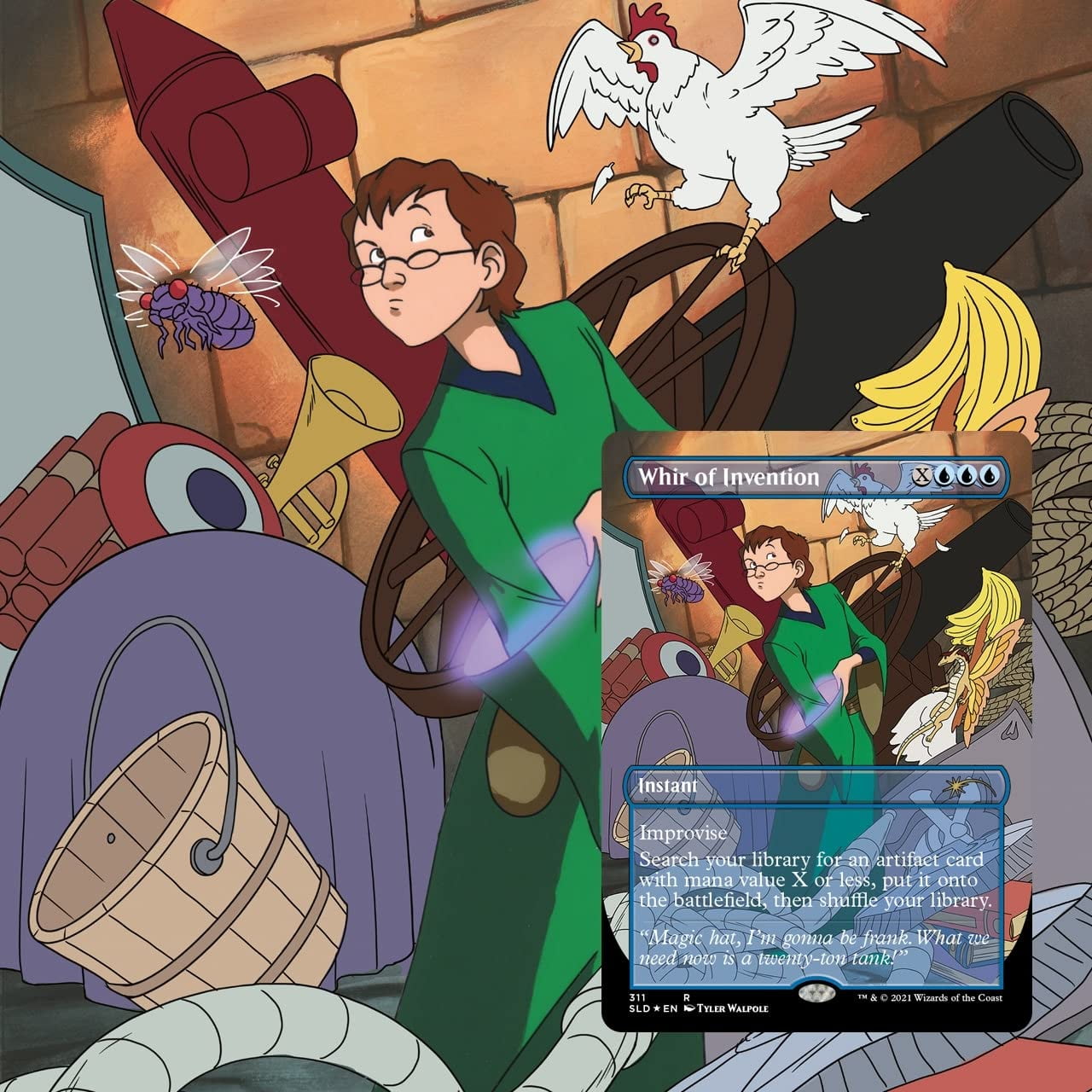 Magic: The Gathering Secret Lair: MTG All Natural Totally Refreshing Saturday Morning DND