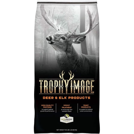 Deer & Elk Attractant Feed 18% Protein - Contains High Protein and Vitamins - 50 lb Bag