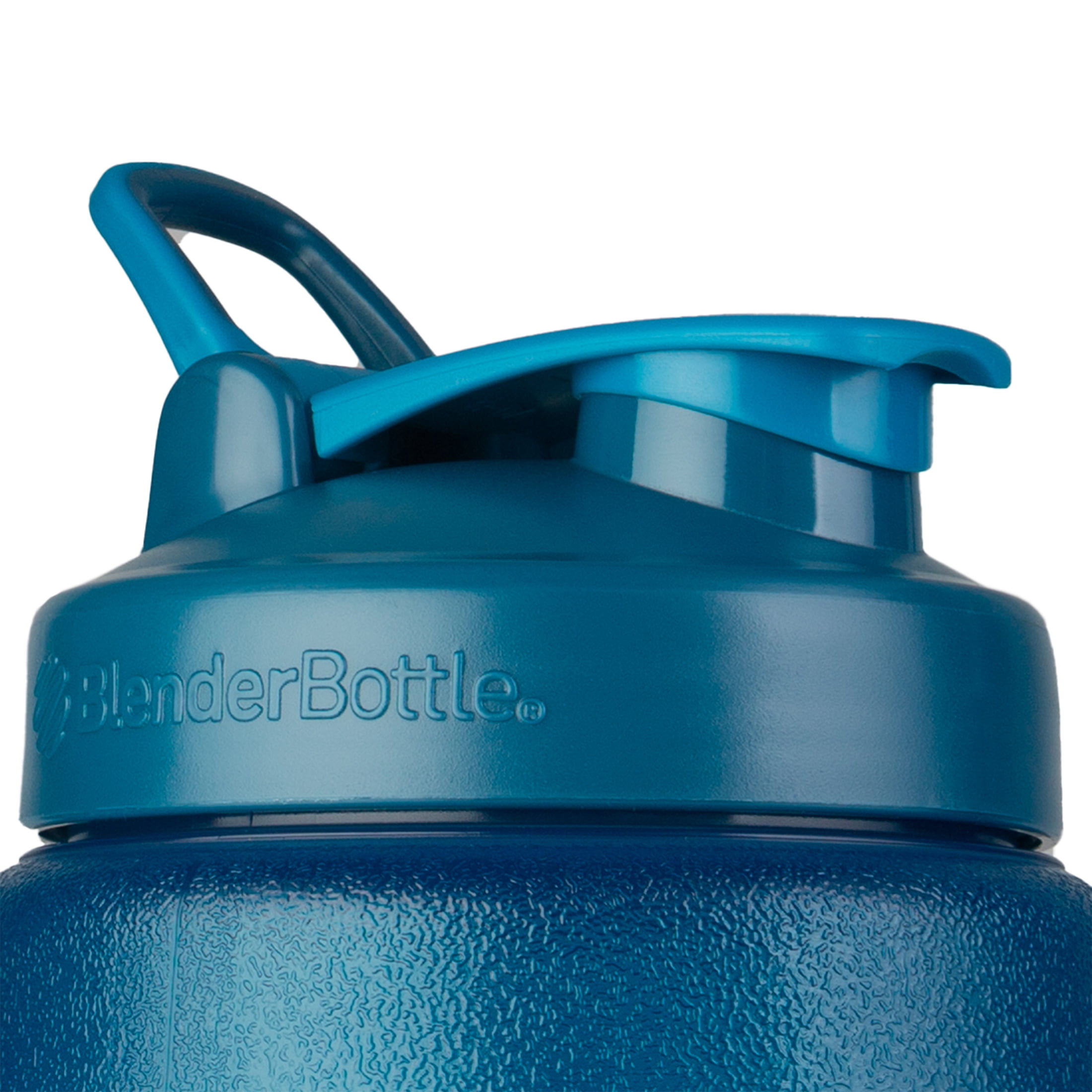 BlenderBottle Half Gallon Water Bottle, Koda Large Water Jug, 74-Oz, Blue,  2.2-Liter