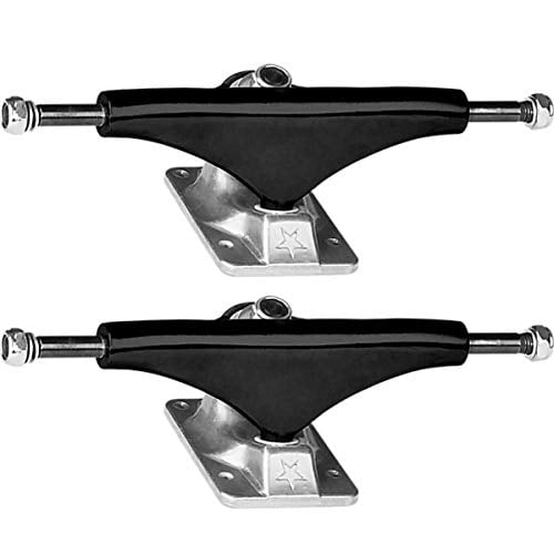 Mini Logo Original Skateboard Trucks Black/Raw - Hanger 4.57" Axle 7.13" (Set of 2)