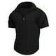 thumbnail image 4 of pstuiky camisetas para hombre, Camiseta deportiva informal con capucha de manga corta ajustada para hombre camisetas de hombre m, 4 of 8
