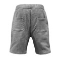 thumbnail image 5 of Heavyweight Knitted Shorts for Men Summer Casual Elastic Waist Jacquard Straight Leg Shorts with Pockets, 5 of 5