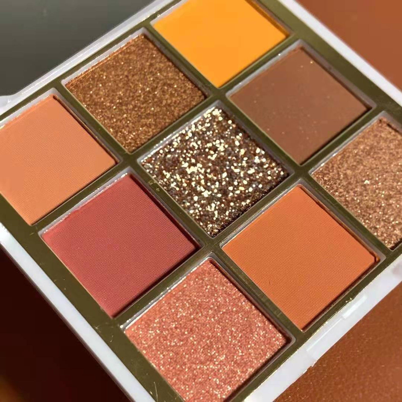 Korean Glitter Liner Makeup for Preteen Garb2art Cosmetics Sparkling Earth Neutral Eye Shadow Hand Pallet Makeup Make up Pallet Cute Makeup Glow in The Dark Neon Make up Shadow 370 Wet