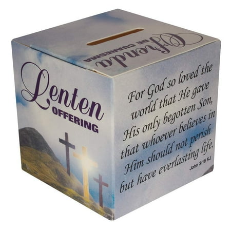 Offering Box - English Spanish Lenten Offering Box Easter Fundraising Box Cardboard Pack of 50 Boxes