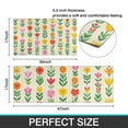 thumbnail image 7 of Pioneer Flower Floral Print Pattern Kitchen Rugs Sets Of 2,Anti Fatigue Kitchen Mat Rugs Non Slip Washable,Decorative Kitchen Floor Mats for Kitchen,Sink,Laundry,17"x30"+17"x47", 7 of 7