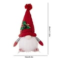 thumbnail image 4 of Peluche Navideño Con Navideña Ligera para La Del () Rojo, 4 of 4