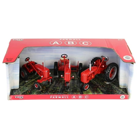 1/16 IH Farmall Set with A, B & C Tractors ERTL ZFN14336A