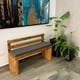 thumbnail image 2 of Banca de Jardín con Respaldo y Cojín para Exterior o Interior para Tres o Dos personas, Estilo Vintage De Madera Durable. D4  Moderno, 2 of 9