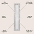 thumbnail image 3 of JONATHAN Y CARMEL 2 x 8 Runner Rug, Athens Border Marble Pattern - Silver/White, CAR102A-28, 3 of 6