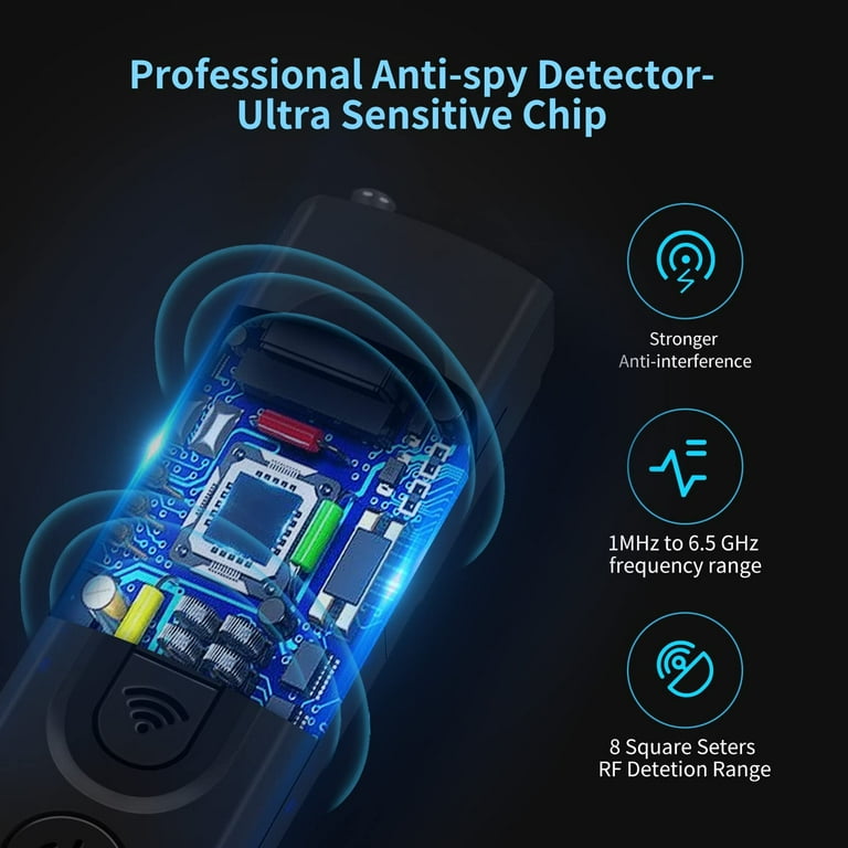 Pocket Sized Anti-Spy Detector - Hidden Camera, GPS Tracker