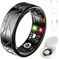 thumbnail image 1 of Monitor de actividad física Smart Ring Jawploy Sleep HR, negro, 1 of 7