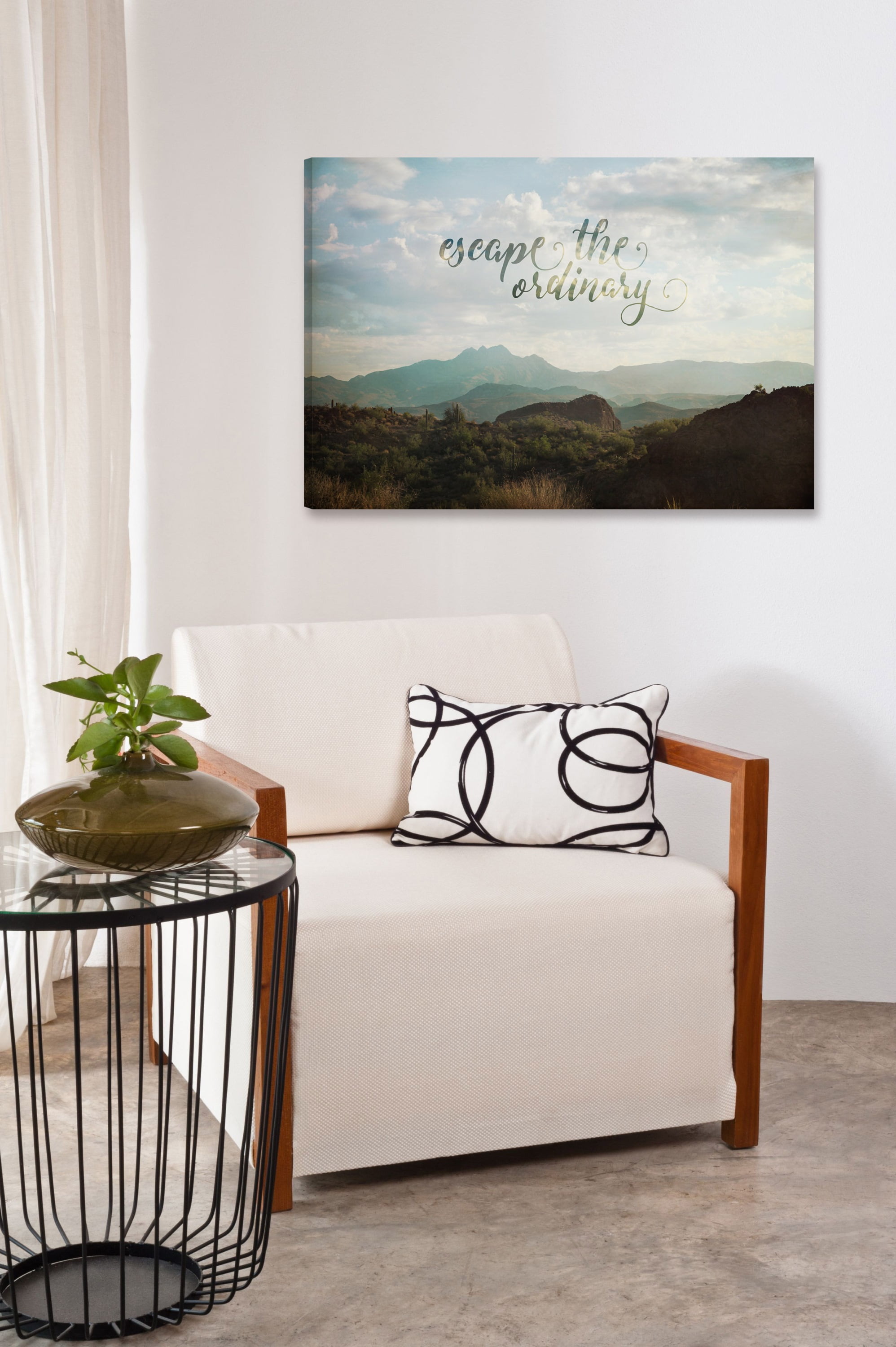 "Escape the Ordinary" Painting Print on Wrapped Canvas