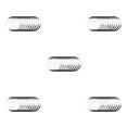 thumbnail image 2 of Seitruly Paquete de 10 pulseras de silicona, decoraciones de moda flexibles, accesorios para juegos de rol, dijes, regalos para bares, discotecas, fiestas doce 5piezas, 2 of 5