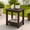 Coffee, variant on Y&M Outdoor Side Table, HIPS Adirondack Small Double Layer Table, Waterproof Square Outside Table, Balcony End Tables for Patio, Pool, Porch, Deck, Indoor or Outdoor Use, Orange