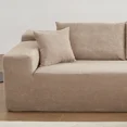 thumbnail image 6 of Ovios Corduroy Sectional for Living Room Modular Camel Sleeper Sectional Couches and Sofas with Chaise Lounge Modern 104" Oversized L-Shape Sofa No Assembly Required, 6 of 9