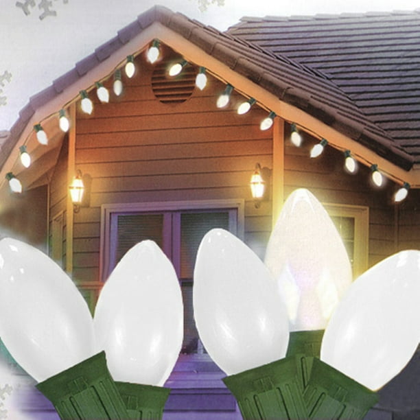 Northlight 25 ct. C9 Christmas Lights with Green Wire 12 in. Spacing