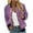 Purple, variant on Herrnalise Women's Bomber Jacket Casual Coat Zip Up Outerwear Windbreaker Floral Prints Overcoat With Pockets Gray,M