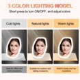 thumbnail image 2 of Espejo de maquillaje COSYGLOW Travel con luz LED de 3 colores, blanco, 2 of 7