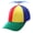Green brim, variant on Adult Rainbow Propeller Hat, Spinning Helicopter, Adjustable Snapback, for Parties & Outdoor