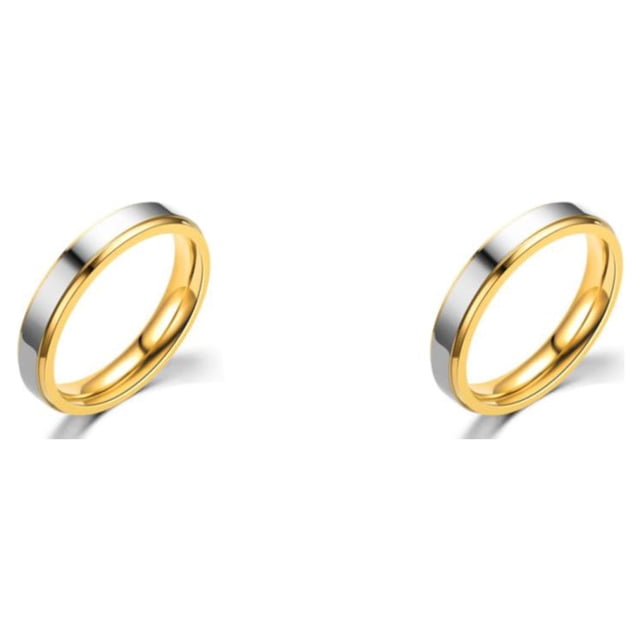 Anillo de Pareja Sonducket tipo 4 4MM 2Conjunto de acero