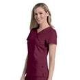 thumbnail image 6 of Urbane by Landau Women's Sophie Crossover Tunic Scrub Top, Style 9577, 6 of 9