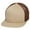 Khaki, variant on 7 Panel Hats For Men - Flat Bill Snapback Trucker Hat, Charcoal