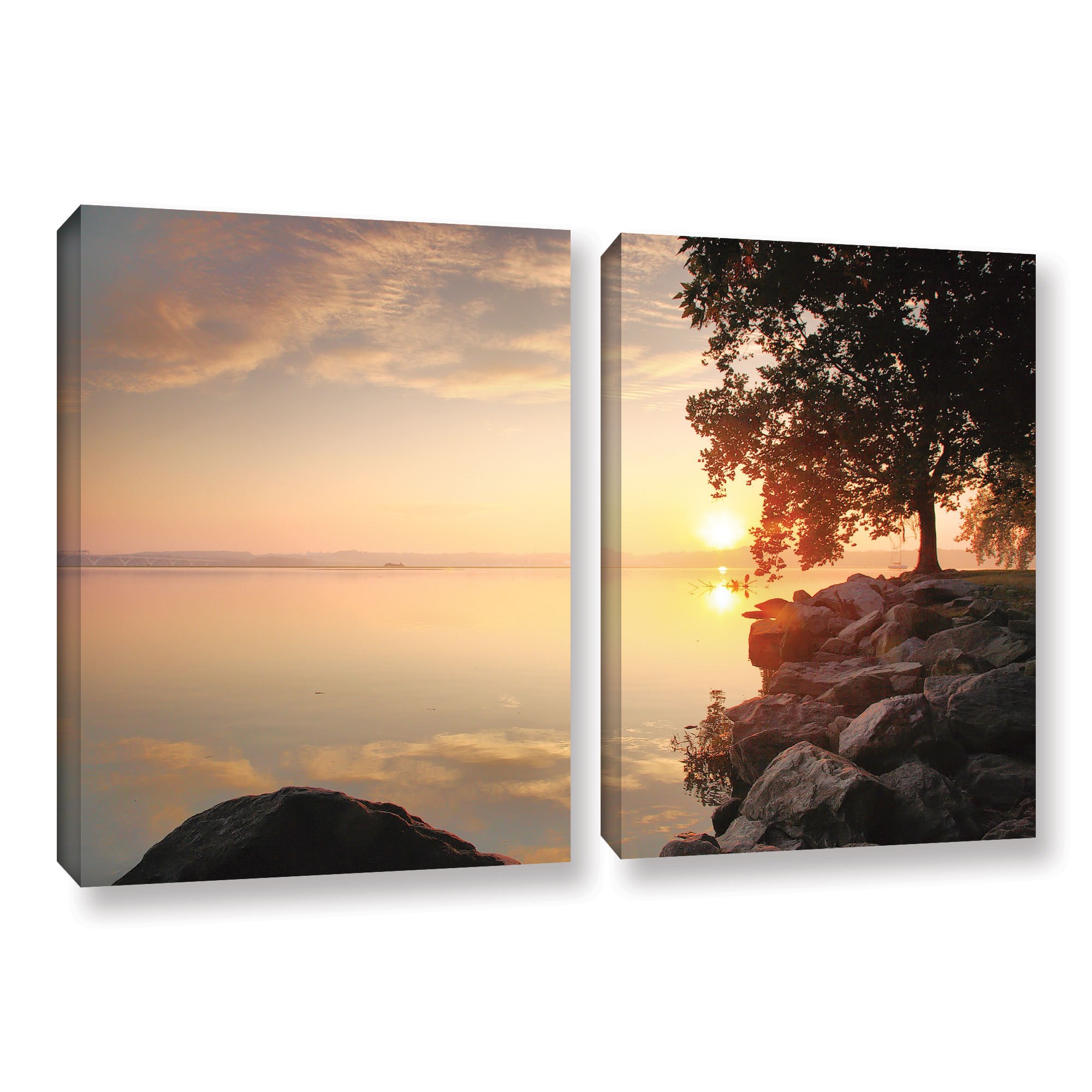 ArtWall Steve Ainsworth "Renewal" 2-Piece Gallery-Wrapped Canvas Set
