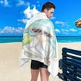 thumbnail image 5 of SKYSONIC Beach Towels 30"x60", Watercolor Beach Gnomes Camping Towels Summer Coconut Tropical Flowers Sand Free Beach Towel, Large Beach Towels Quick Dry Bath Travel Towels Pool Yoga Beach Mat for Me, 5 of 7