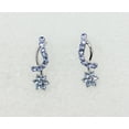 thumbnail image 4 of Faship Gorgeous Light Blue Crystal Floral Necklace Earrings Set, 4 of 5