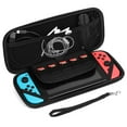 thumbnail image 1 of Nintendo Switch Case - Carrying Case Shell Pouch Protective Cover Portable Travel Case Bag with Micro SD Card Game Card Slot Storage Accessories for Nintendo Switch (Black), 1 of 7