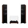 thumbnail image 1 of Fluance RT81 Elite High Fidelity Vinyl Turntable with Ai81 Powered 2-Way Floorstanding Speakers, Diamond Stylus, Belt Drive, Built-in Preamp, 150W Class D Amplifier, Bluetooth (Natural Walnut), 1 of 8