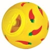 Treat Ball Toy for Guinea Pigs, Rabbits, Hedgehogs and Other Small Pets, 7 cm, Yellow, Adjustable Opening Treat Toy New