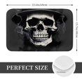 thumbnail image 2 of Pofeuu Magician Hat Skull Print Flannel Doormats Rug16"x24"Rug Washable Doormats Indoor Outdoor Rugs for Layered Front Door Mats, Porch, Kitchen, Entryway, 2 of 7