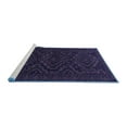 thumbnail image 2 of Ahgly Company Machine Washable Indoor Rectangle Persian Blue Traditional Area Rugs, 6' x 9', 2 of 4