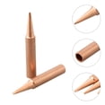 thumbnail image 4 of 5Pcs 900M-T Copper Soldering Iron Tips -Free Welding Solder Tip 933.907.951 900M-T-1.2D, 4 of 9