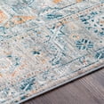 thumbnail image 6 of Surya Laila LAA-2312 94x123" Rectangle Traditional Fabric Rug in Teal Blue/Cream, 6 of 7