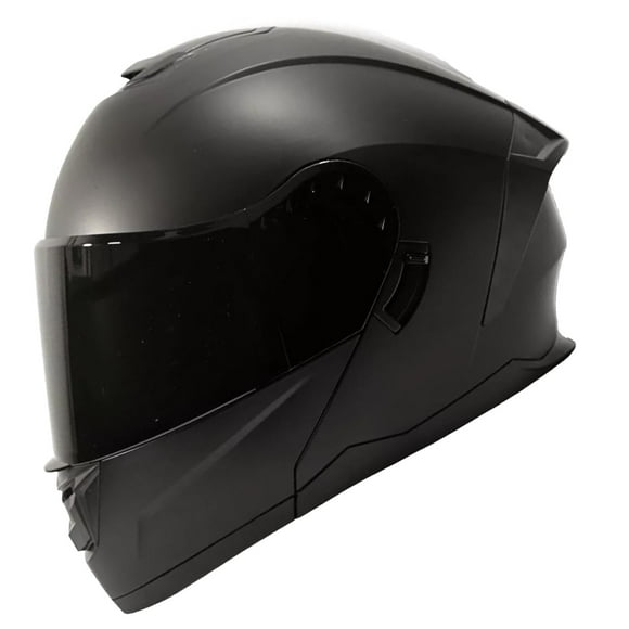 Casco Para Motociclista Sayto 2W Ghost Negro Mate Abatible Certificado Gafas TallaXL