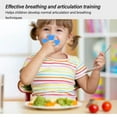 thumbnail image 4 of Children Nasal Flute, Nose Trainer Flute Pronunciation Training Oral Muscle Rehabilitation Nose Whistle For Throat Control, 4 of 8
