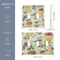 thumbnail image 2 of Yayeee Toggle Light Switch Wall Plate 2-Gang 4.56"x4.48" Decorative Outlet Cover, Birds with Strawberries, 2 of 7