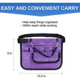 thumbnail image 5 of Nurse Fanny Pack, Medical Storage Organizer with Stethoscope Holder, Anti-Epidemic Crossbody Nurse Bag for Woman Men (Purple), 5 of 7