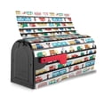 thumbnail image 4 of Fotbe Funny Transport Mailbox Covers Post Letter Box Cover Garden Decor Standard Size-21x18 in, 4 of 9