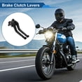 thumbnail image 2 of Palancas de freno y embrague largas únicas para Ducati 821 MONSTER 2014-2017, palanca de freno ajustable en 6 posiciones, aleación de aluminio, negra, 1 par, 2 of 7