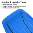 thumbnail image 2 of 36 Inch Blue Snow Sled for Kids & Adults, High-Speed Downhill Toboggan with Pull Rope & Handles, for Winter Sports, 2 of 8
