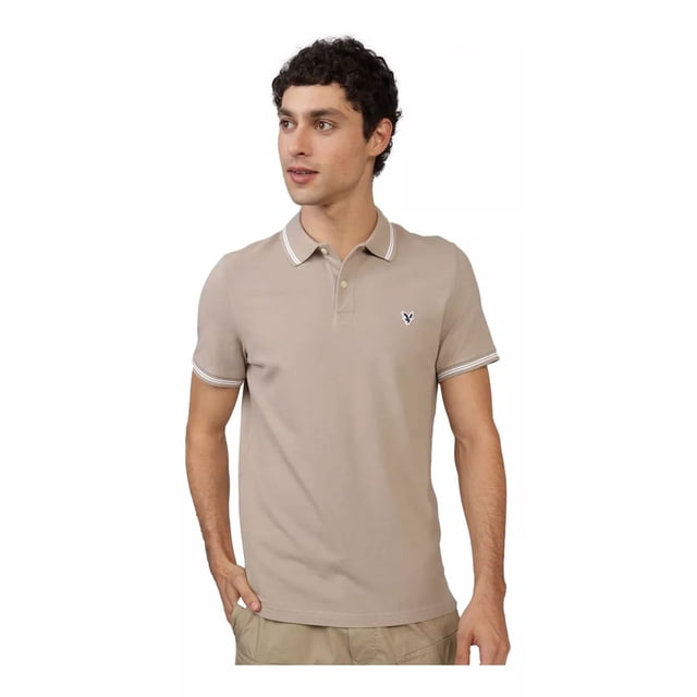 Camisa Polo De Piqué Slim Fit Para Hombre American Eagle